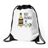 tequila   best friends Drawstring Bags