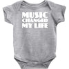 music changed my life Baby Onesie