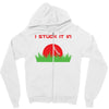 disc golf dirty sex joke pun ground penetration Zipper Hoodie