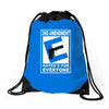 second amendment rated e for everyone Drawstring Bags