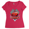 birthday boy mc queen Women's Triblend Scoop T-shirt