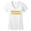 Back To The School Future Women's V-Neck T-Shirt