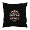 christmas happy new years Throw Pillow