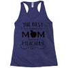 the best kind of mom raises a teacher Racerback Tank