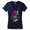 up all night Women's V-Neck T-Shirt