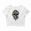 skull snake Crop Top
