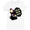 old school dj Ladies Fitted T-Shirt