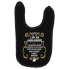 i am an aquarius Baby Bibs