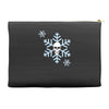 skull snowflakes alternative christmas jumper Accessory Pouches