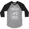 Vintage Aged To Perfection 1942 3/4 Sleeve Shirt