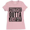 straight outta jersey city Ladies Fitted T-Shirt
