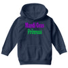 mardi gras princess Youth Hoodie