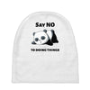 say no to doing things Baby Beanies