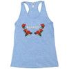 badassy with roses Racerback Tank