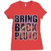 bring back pluto Ladies Fitted T-Shirt