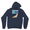 frenchies and yoga Unisex Hoodie