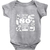 80s survival guide cassette high Baby Bodysuit