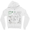 rayguns Zipper Hoodie