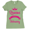queens are born in february Ladies Fitted T-Shirt