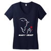 beauty and the beast Women's V-Neck T-Shirt