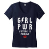 Girl Power Future Is Female Women's V-Neck T-Shirt