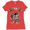 pirate loyal to none Ladies Fitted T-Shirt