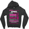 quens are born in april Zipper Hoodie