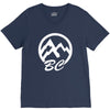 bc mountains british col V-Neck Tee