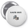 safe sex Pin-back button
