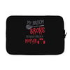 my broom broke so now i drive a mopar Laptop sleeve