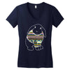 bunny rabbit in Women's V-Neck T-Shirt