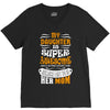 My Daughter Is Super Awesome Her Mom V-Neck Tee
