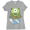 one eyes monster Ladies Fitted T-Shirt