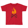 camp &amp; bonfire Toddler T-shirt