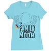 Family Trip To Moon Ladies Fitted T-Shirt