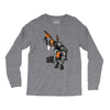 deathstroke marron Long Sleeve Shirts