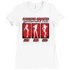 santa's grotto gentlemens club Ladies Fitted T-Shirt