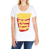 fries before guys Ladies Curvy T-Shirt