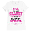 The Best Grammy Was Born In October Ladies Fitted T-Shirt