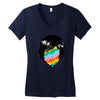 lovely face Women's V-Neck T-Shirt