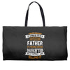 Super Cool Father Of A Freaking Awesome Daughter Weekender Totes
