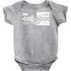 ska  2 tone Baby Onesie