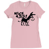 nice ass Ladies Fitted T-Shirt