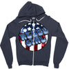 rebel girl 2 Zipper Hoodie
