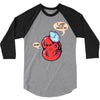 virus loves you this much 3/4 Sleeve Shirt