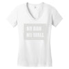 no ban no wall Women's V-Neck T-Shirt