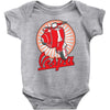 retro vespa red ideal birthday present or gift Baby Bodysuit