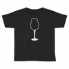 glasses wine Toddler T-shirt