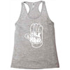 talk to the hand Racerback Tank