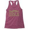 i mustache you a question Racerback Tank